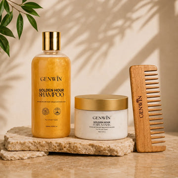 Shampoo + Hair Mask + get free neem wooden comb