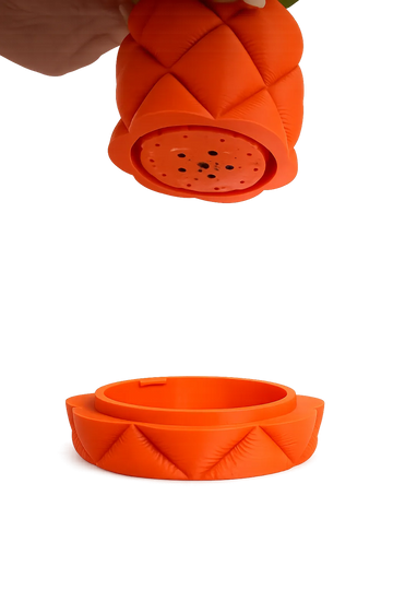 Wall Mounted Inflated Pillow Planter with Hidden Drip Tray