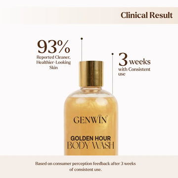 Ayurvedic Golden Hour Body Wash with 24K Gold | Deep Cleansing & Natural Glow