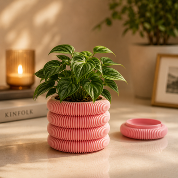 Coins Planter with Hidden Drip Tray