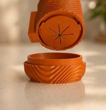 Wall Mounted Ripple Planter with Hidden Drip Tray