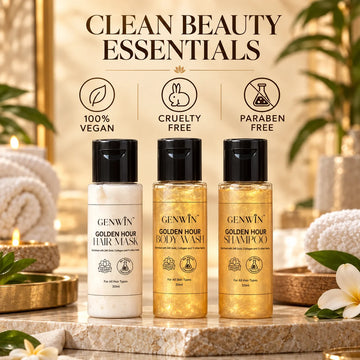 GENWIN Golden Hour Ritual – Mini Hair & Body Care Combo