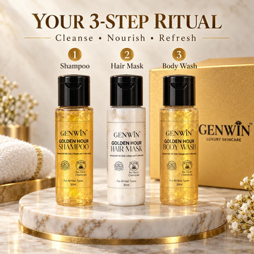 GENWIN Golden Hour Ritual – Mini Hair & Body Care Combo