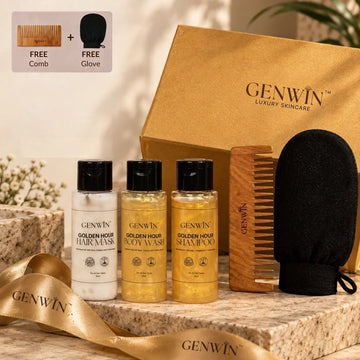 GENWIN Golden Hour Ritual – Mini Hair & Body Care Combo